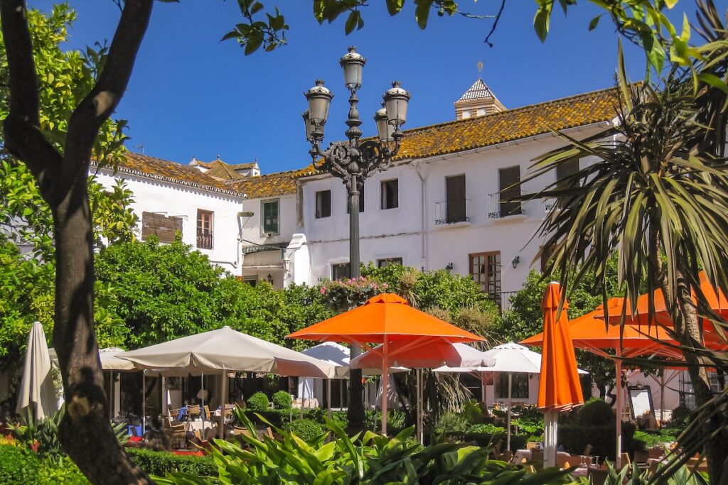 Marbella centro old town-plaza-naranjas