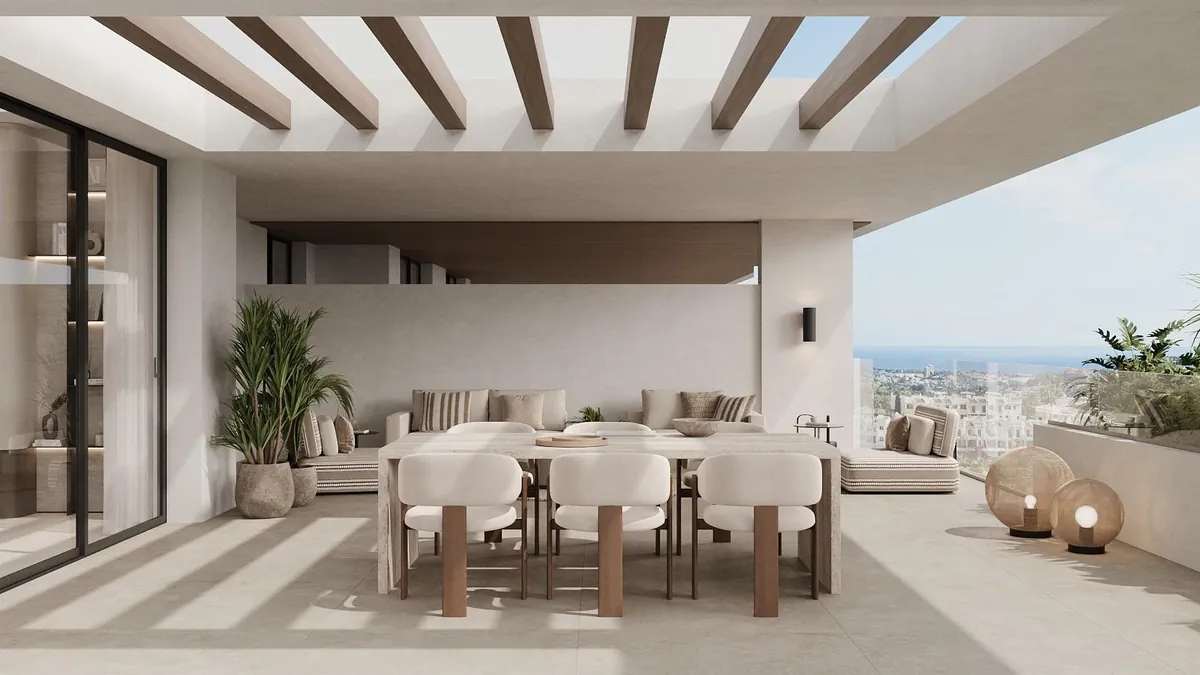 Almina Residences Estepona, immeubles bas au milieu des jardins