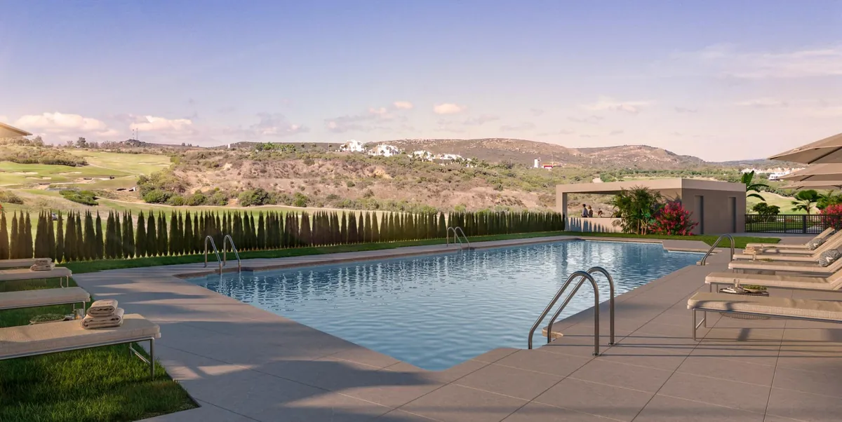 Altara Alcaidesa, San Roque 1 Fachada de la promoción de obra nueva Altara Alcaidesa en San Roque