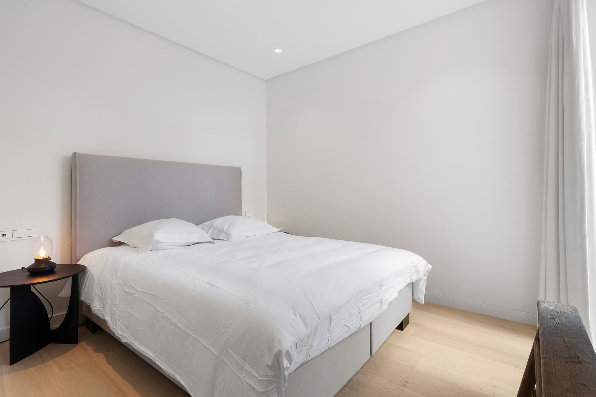 Slaapkamer met tweepersoonsbed