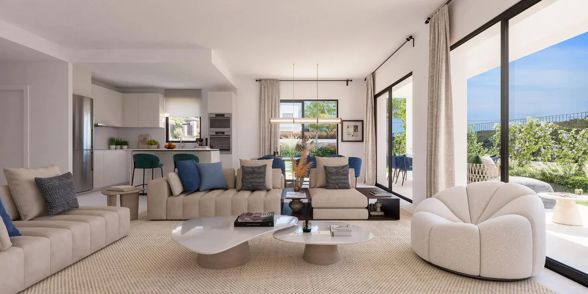 Apron Estepona halfopen woningen bij Estepona Golf