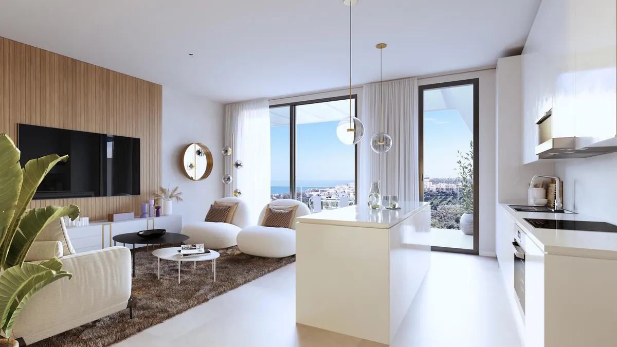 Bahia, Mijas 2 Terrasse d'un penthouse à Bahia avec vue mer