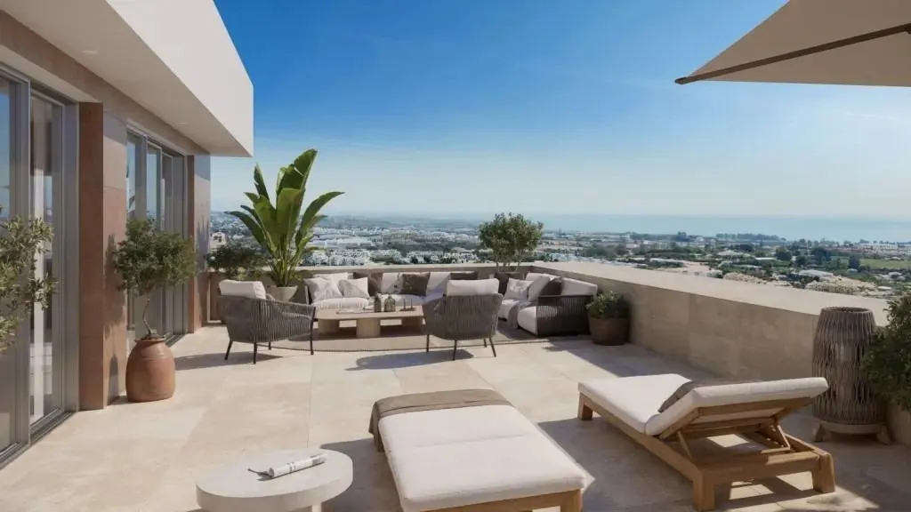 Balcon Del Mediterraneo, Estepona 2 Piscine extérieure avec vue mer à Balcón del Mediterráneo