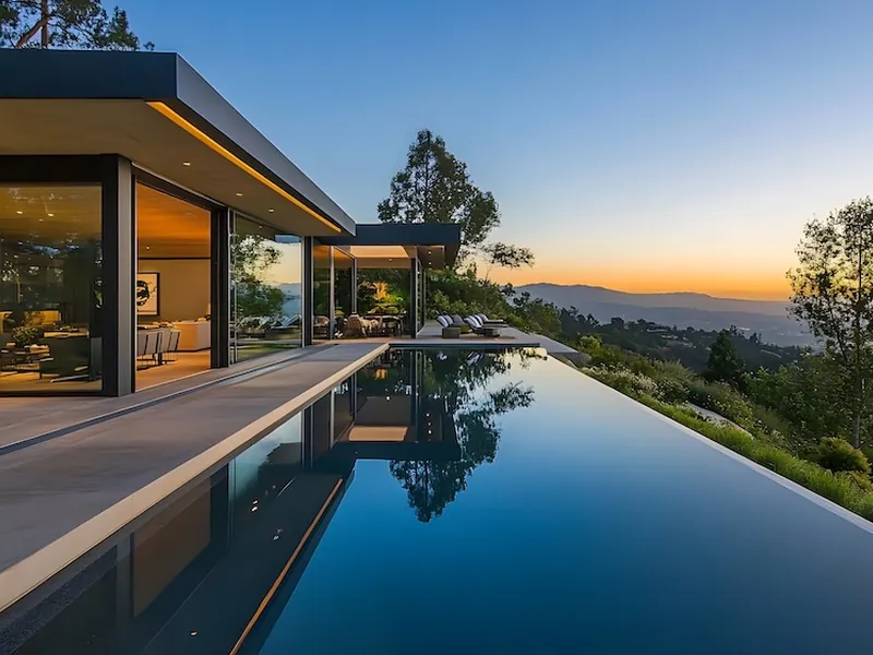 Terrains à vendre près de Marbella : villa avec vue sur les montagnes