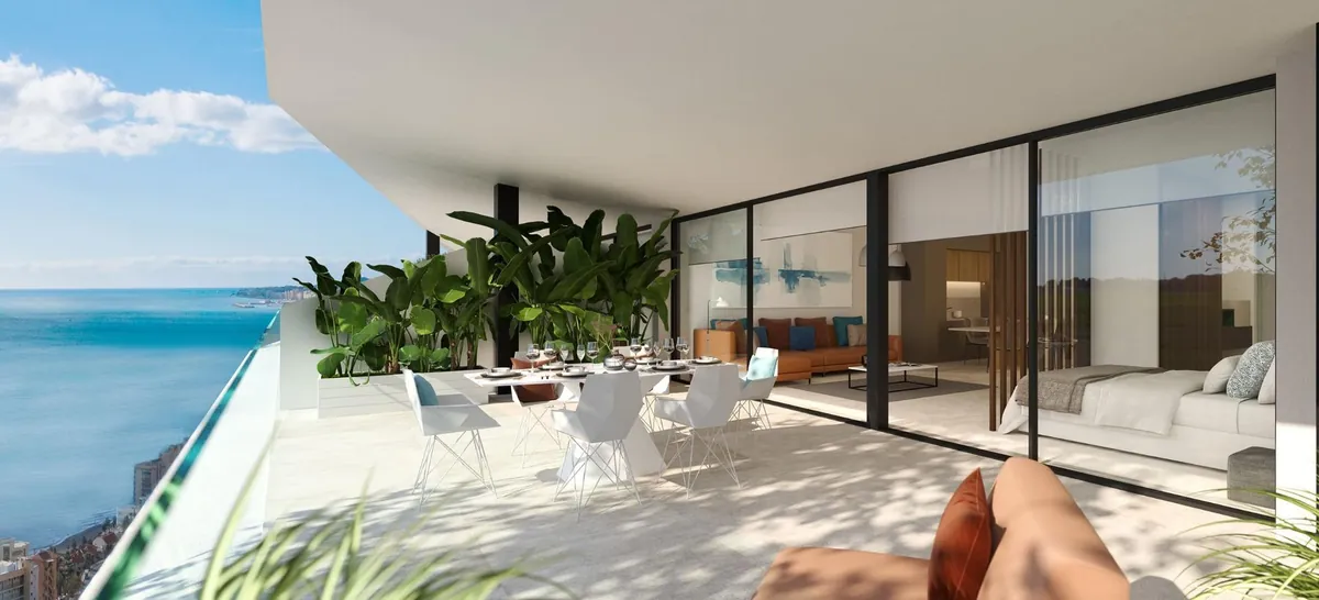 Immeubles de Carat à Reserva del Higuerón avec vue sur la mer