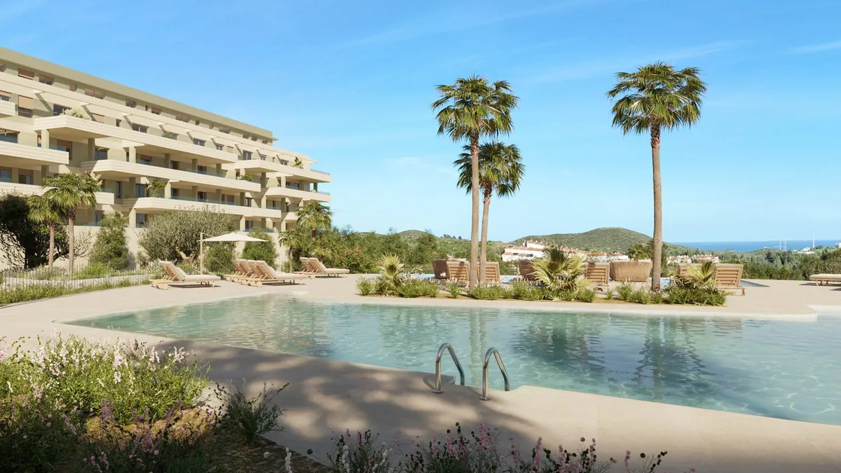 Les immeubles de Greenity à Mijas Costa