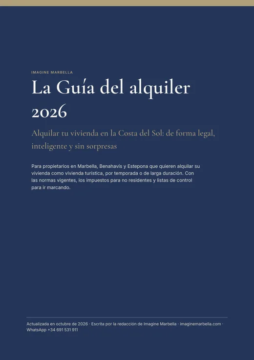 Je woning verhuren in Spanje: de regels en belastingen in 2026 6 Guía de alquiler 2026 de Imagine Marbella