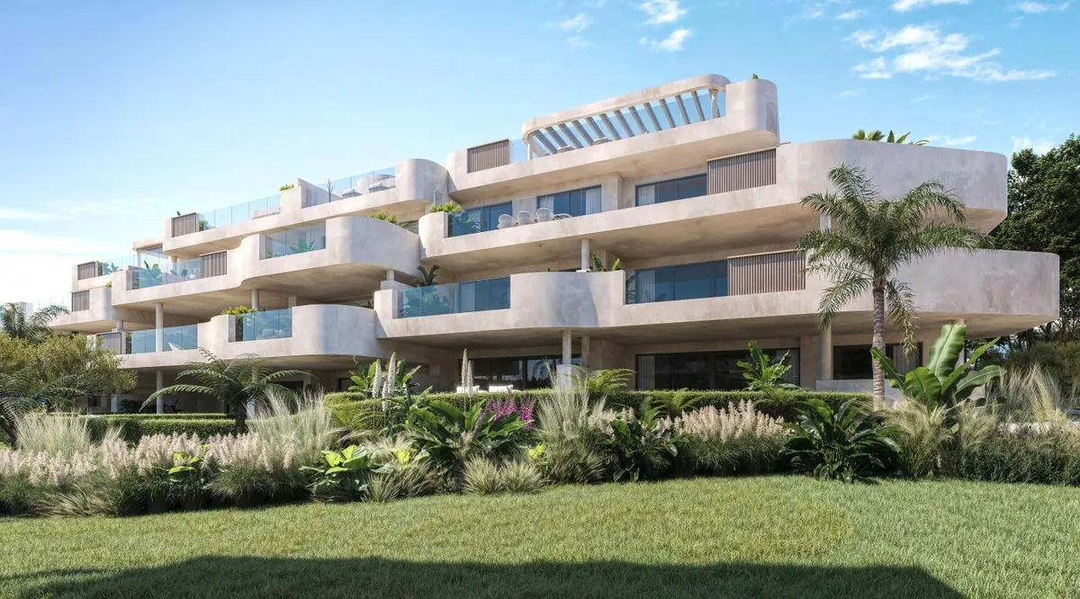 Piscine et jardins du projet boutique Idyllic à Estepona