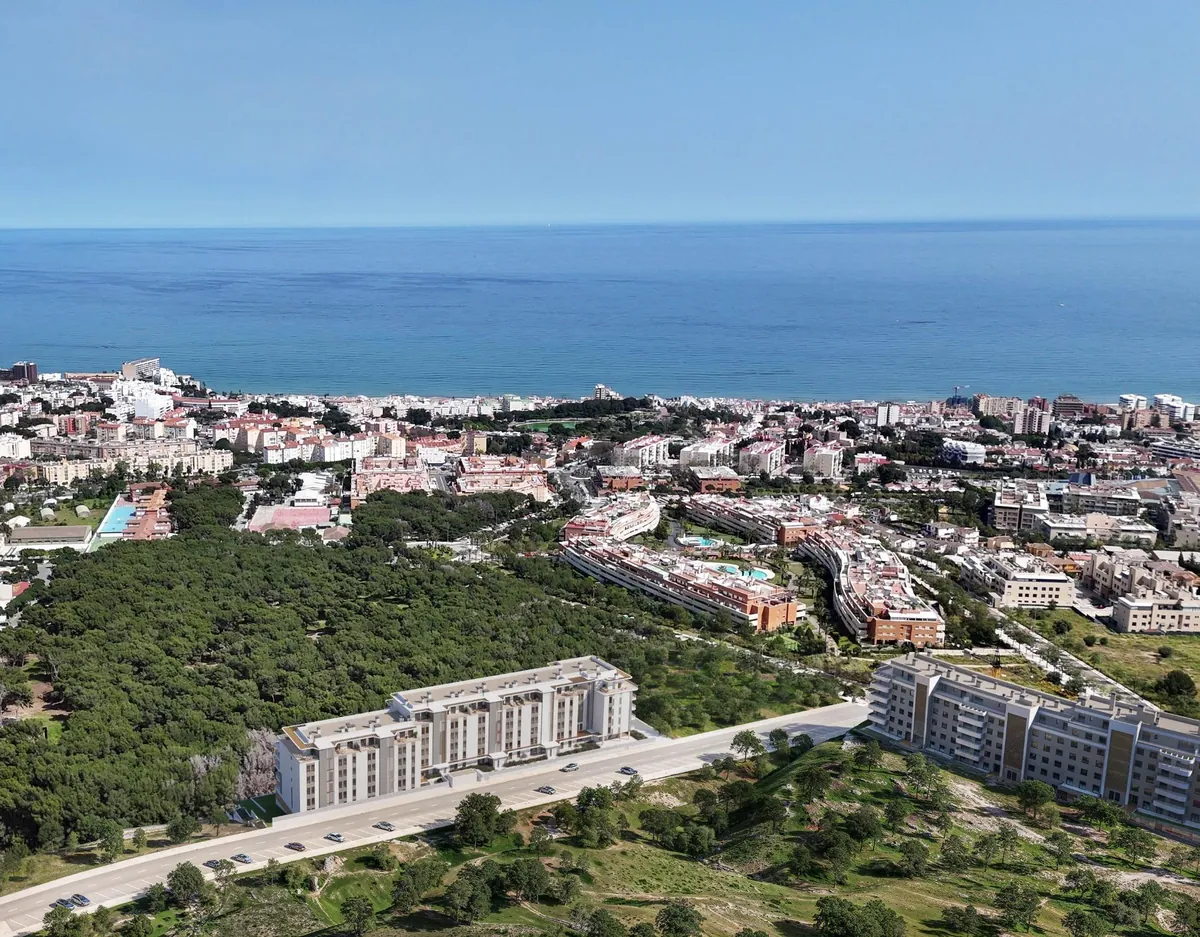 Vistas al mar desde una terraza de Kosmos Torremolinos