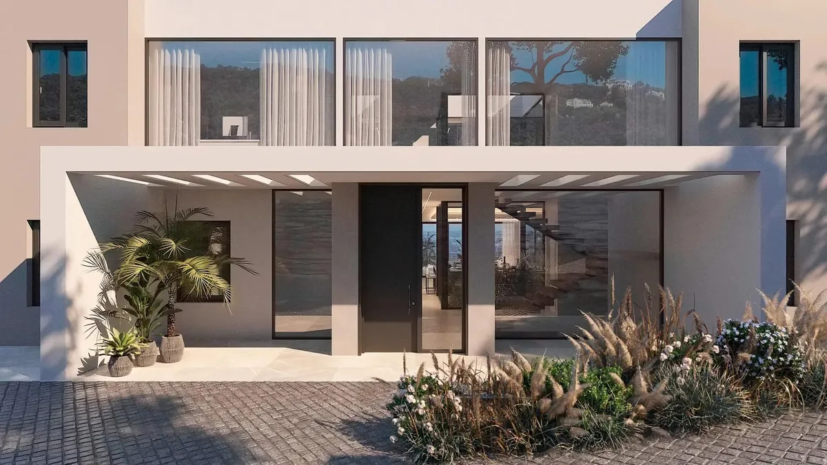 Piscine privée et jardin de Madroñal Villas à El Madroñal