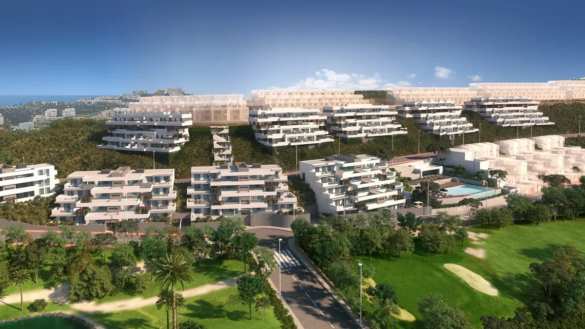 Navigolf Suites II, Mijas 1 Vue mer sur le golf de La Noria depuis Navigolf Suites II