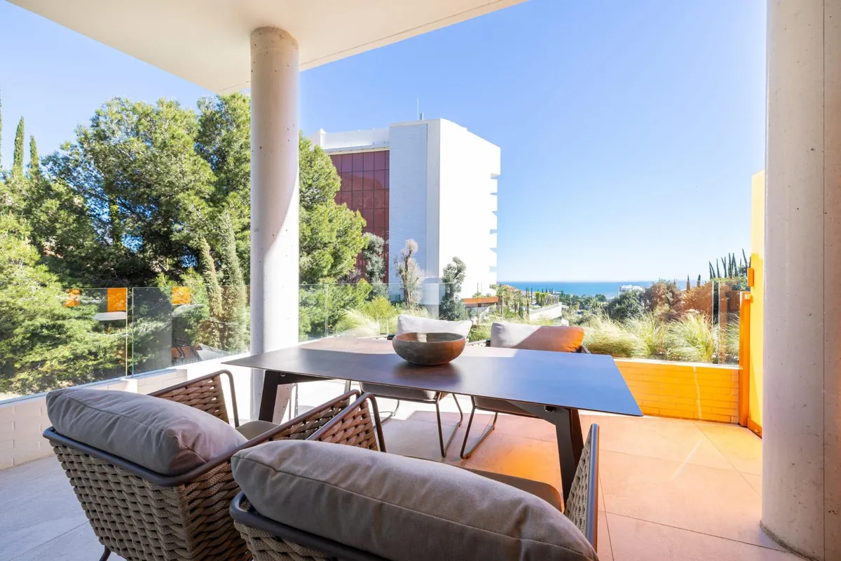 Vistas al mar desde la terraza de North Residences en El Higuerón