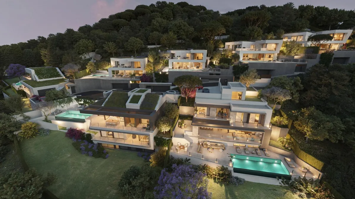 Privé-infinityzwembad met zoutwater bij een villa in Pinares de San Anton
