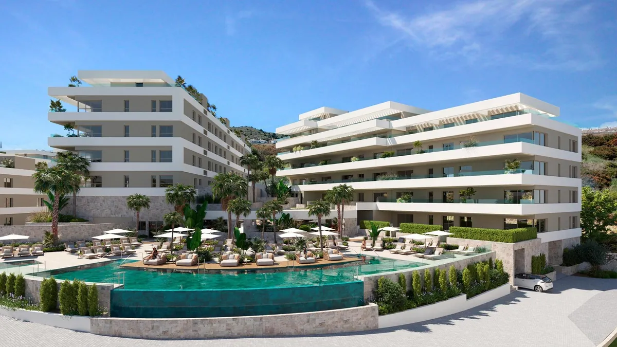 Façade de Riviera Hill à Riviera del Sol, Mijas Costa