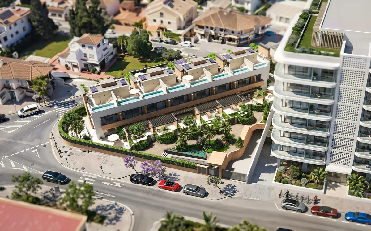 Maisons mitoyennes de Santa Amalia dans le centre de Fuengirola
