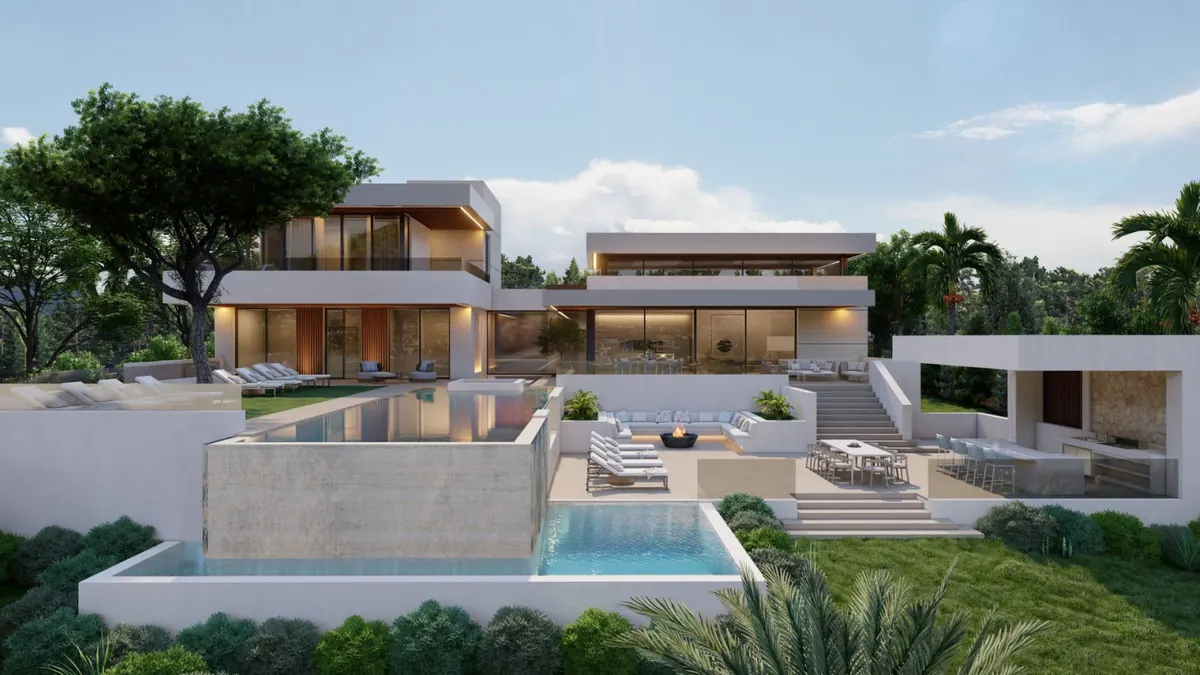 Villas Alcalá, Nueva Andalucía, Marbella, Villa Alcalá 4: villa con piscina