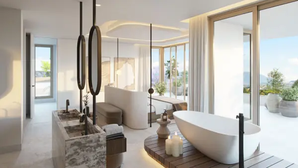 Villas Alcalá, Nueva Andalucía, Marbella, Villa Alcalá 4: baño