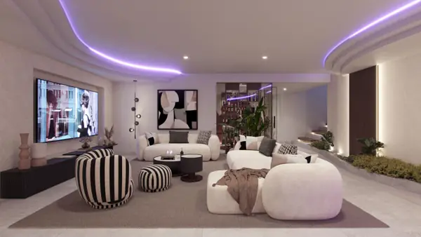 Villas Alcalá, Nueva Andalucía, Marbella, Villa Alcalá 4: sala de cine