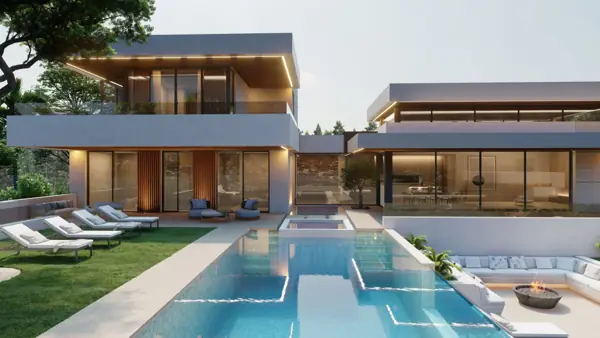 Villas Alcalá, Nueva Andalucía, Marbella, Villa Alcalá 4: villa con piscina