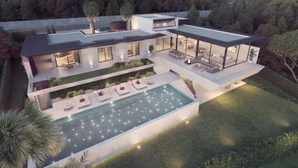 Villas Alcalá, Nueva Andalucía, Marbella, Villa Alcalá 70: villa con piscina y jardín