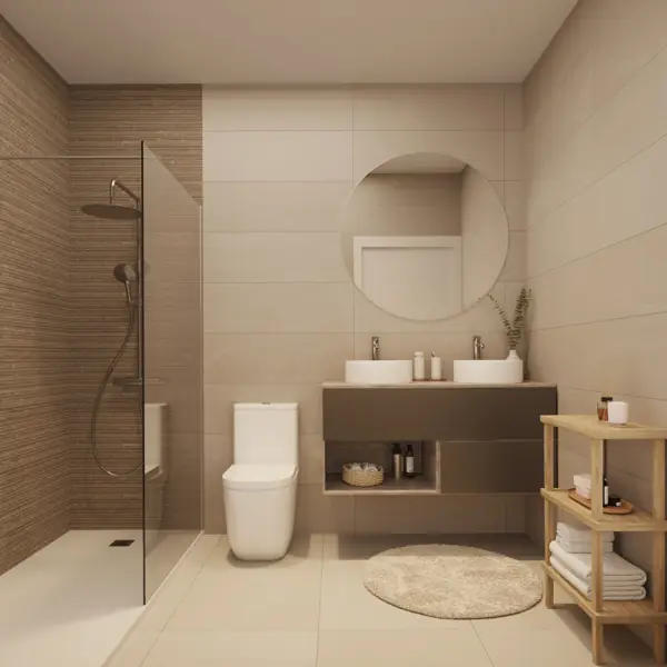 Biznaga, Las Lagunas, Mijas: badkamer