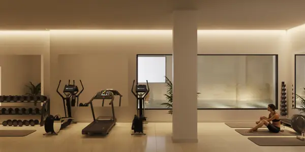 Biznaga, Las Lagunas, Mijas: fitnessruimte