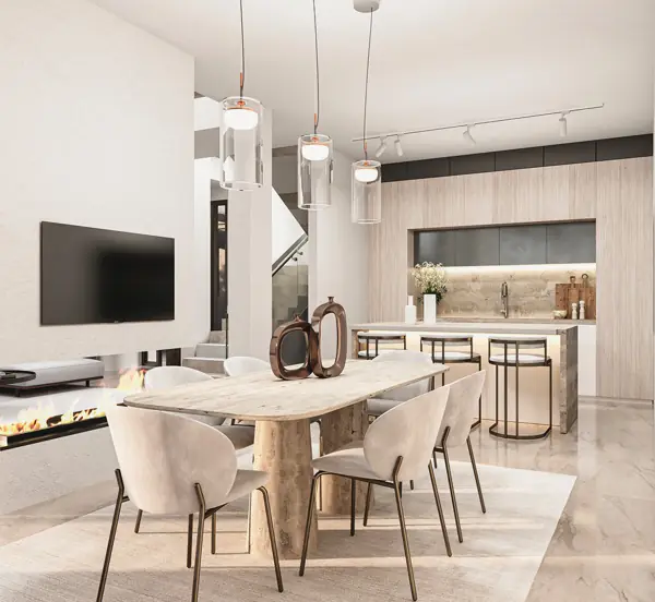 Buena Vista Hills, Mijas: kitchen and dining area