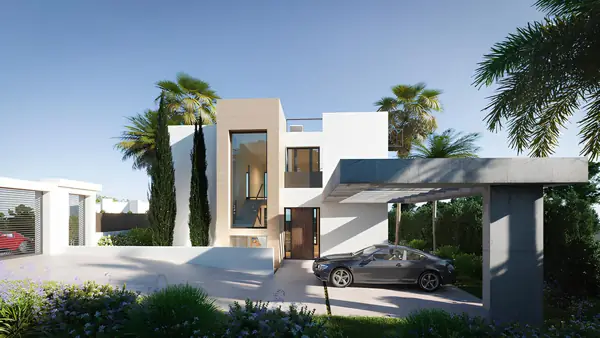 Buena Vista Hills, Mijas: villa with covered terrace