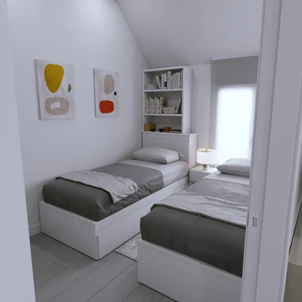 Edificio Perseo, Fuengirola : chambre avec deux lits