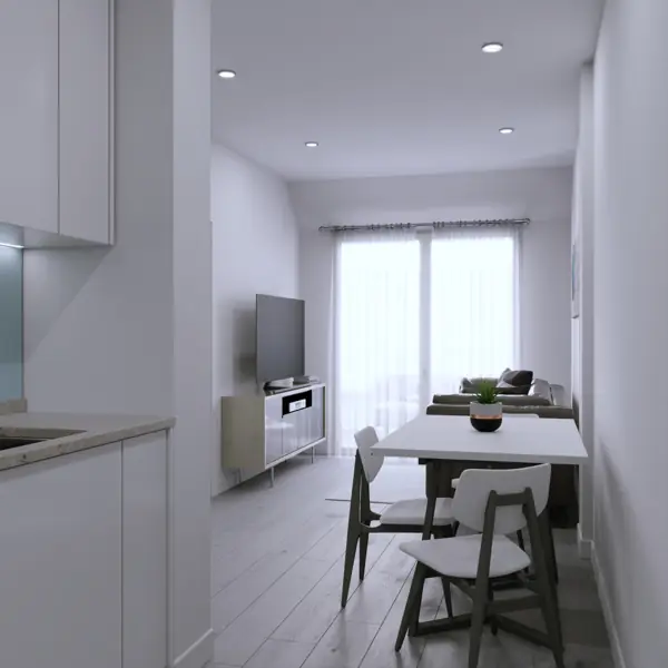 Edificio Perseo, Fuengirola : salon avec coin repas