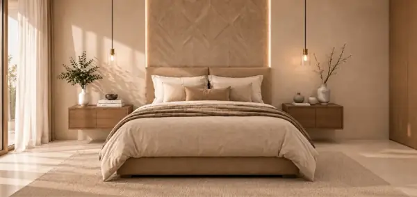 Kora Residences, Estepona: slaapkamer (3D-weergave)