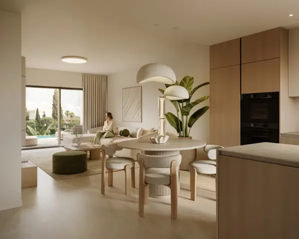 Martagina Hills, Manilva: living room with kitchen