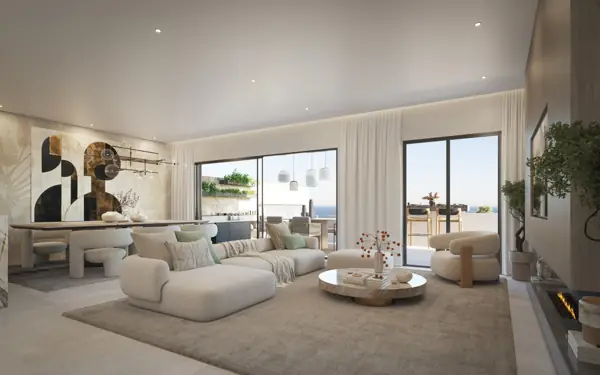 Martalia, Benalmádena: woonkamer