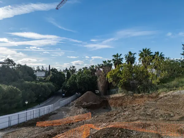 Noura Villas, Golden Mile, Marbella, Villa Moon : chantier, avancement des travaux