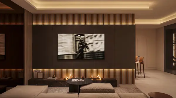 Noura Villas, Golden Mile, Marbella, Villa Sky : salon avec bar