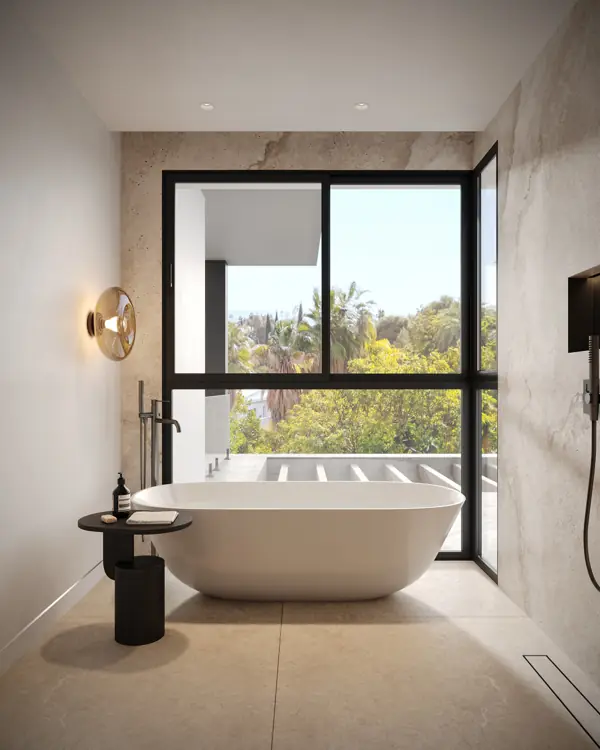 Noura Villas, Golden Mile, Marbella, Villa Sky : salle de bains