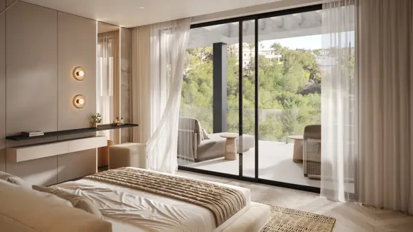 Noura Villas, Golden Mile, Marbella, Villa Sky : chambre