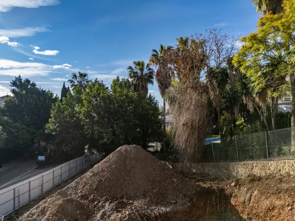 Noura Villas, Golden Mile, Marbella, Villa Sky : chantier, avancement des travaux