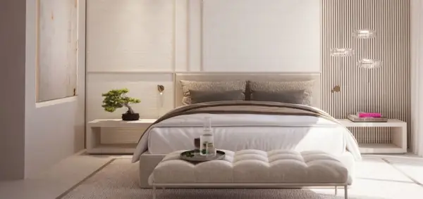Nyra Residences, Estepona : chambre (rendu 3D)