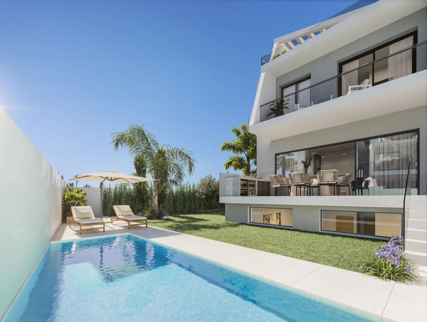 Semi-detached house at Eleven 41, Los Flamingos
