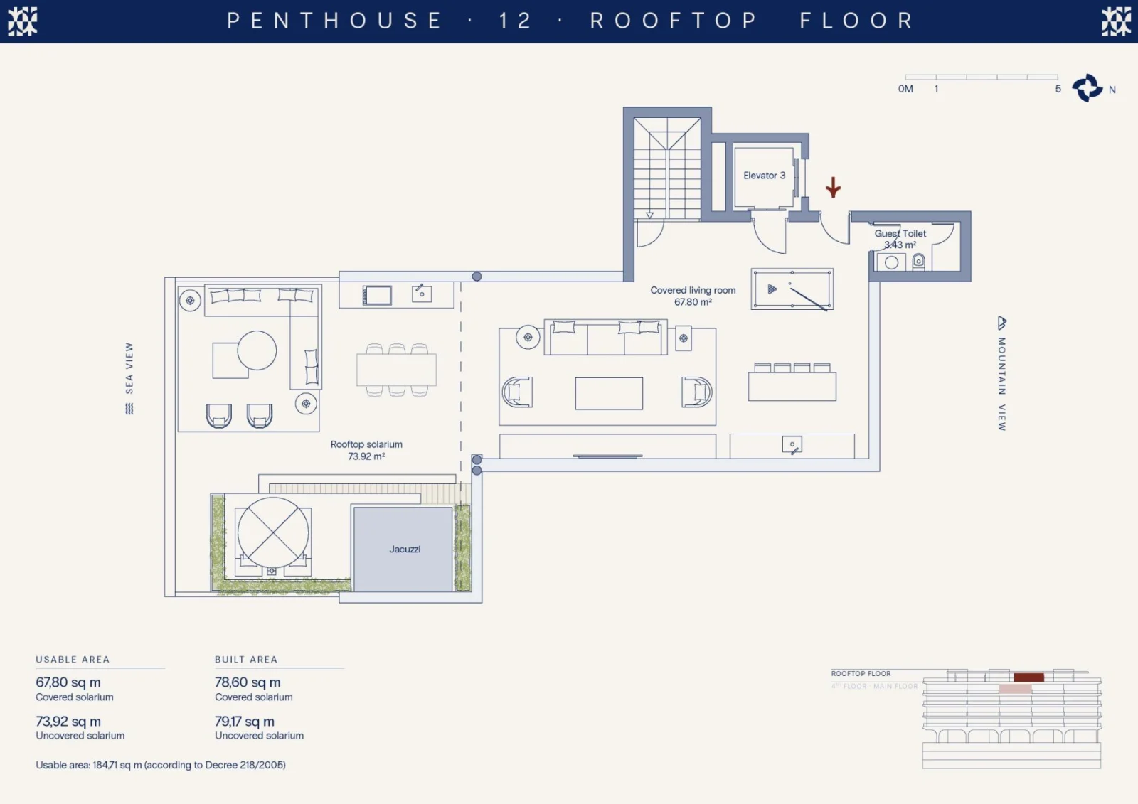 Penthouse in Nacare, Playa de La Cala, foto 26 van 27