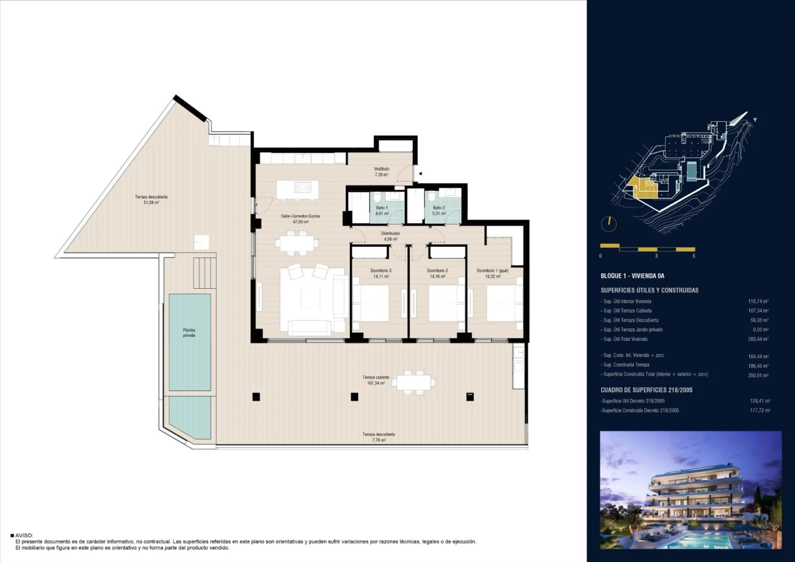 Appartement en rez-de-chaussée à Aura Higueron F2, Higueron, photo 22 sur 25